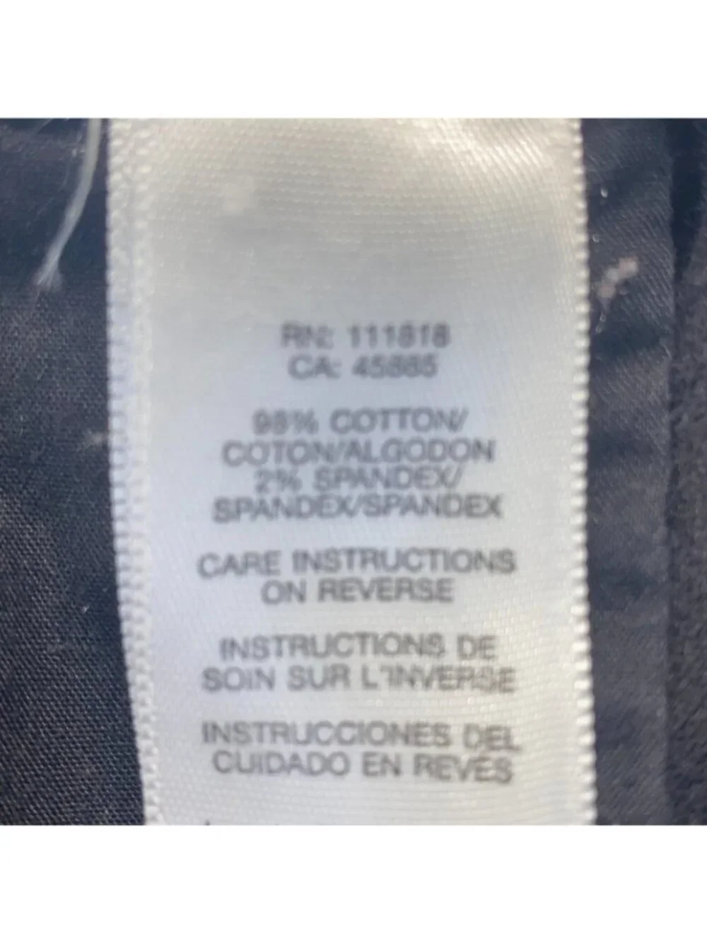 Michael Kors Pants Women's Black Pockets Leg Stretch Corduroy Size 12P